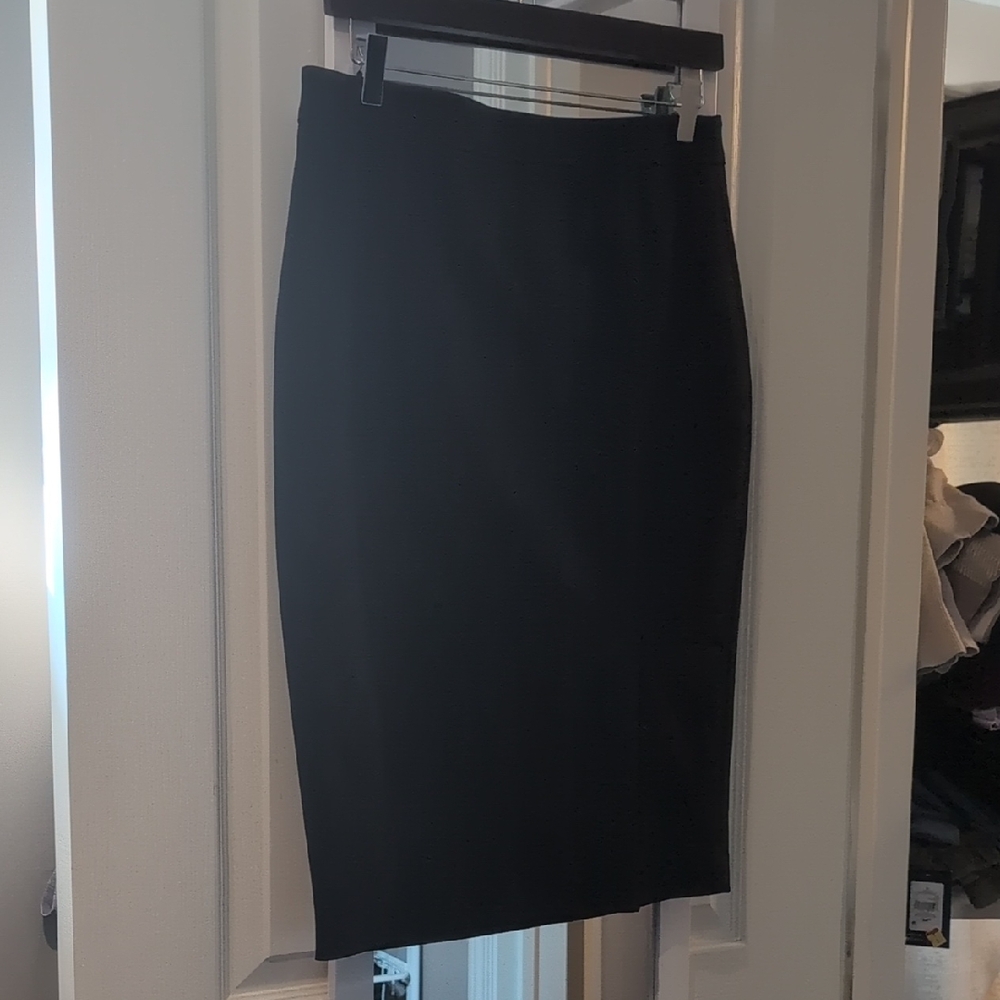 Elegant Navy Pencil Skirt
